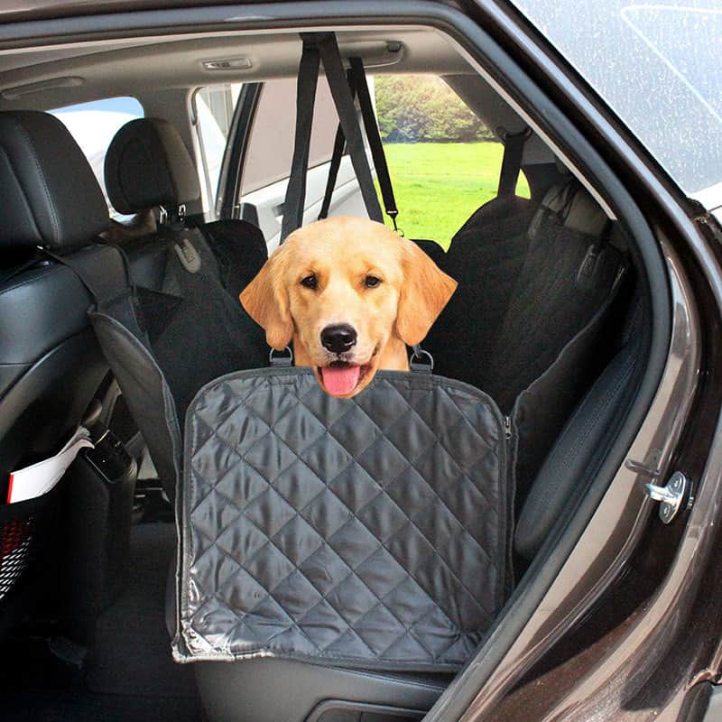 Pet Back Seat Cover with Zip